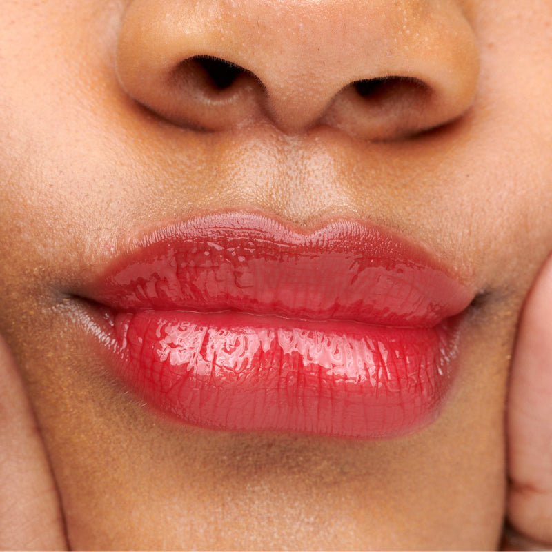 Fiona Frills Makeup Moisturizing Lip Gloss in Cherry Glaze Frilliance